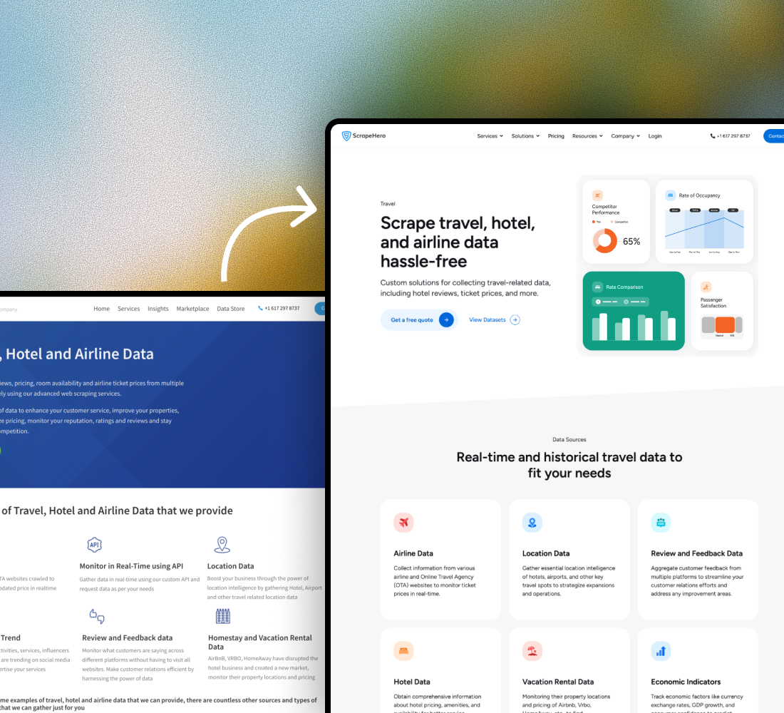 ScrapeHero Work Screenshot